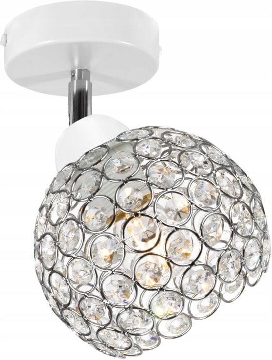 Thumbnail - Loft Deckenleuchte, Kristallkugel, Chrom, Led