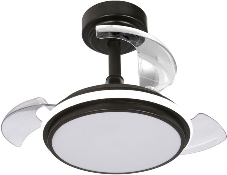 Antila Mini xs Schwarzer LED-Lüfter 35W 3000Lm cct