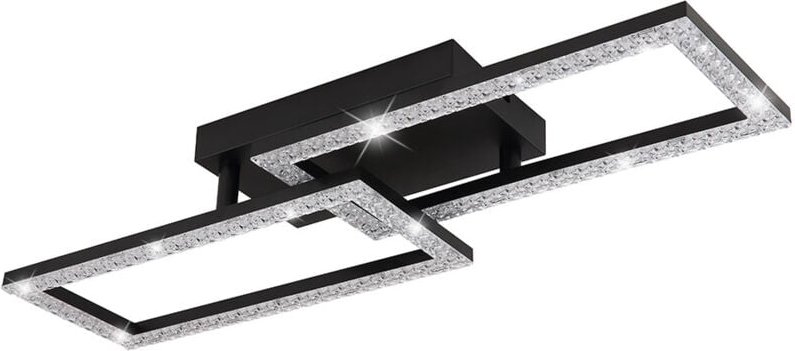 Deckenleuchte led Kristalle Deckenlampe Wohnzimmerleuchte beweglich l 61 cm