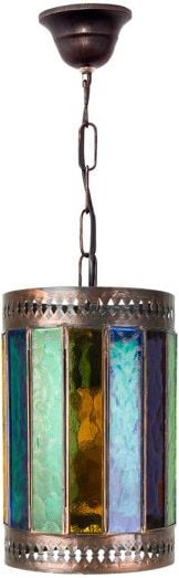 Fabrilamp - akunadecor - Casablanca Handcrafted Pendelleuchte 1xe27 Braun/Farben Regx18d De
