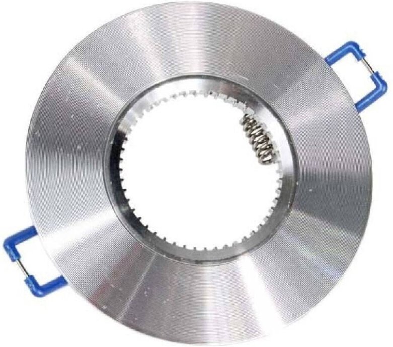 Trade Shop Traesio - Trade Shop - faretto da incassotondo support für faretti luci portafaretto rotondo P7 - Grau