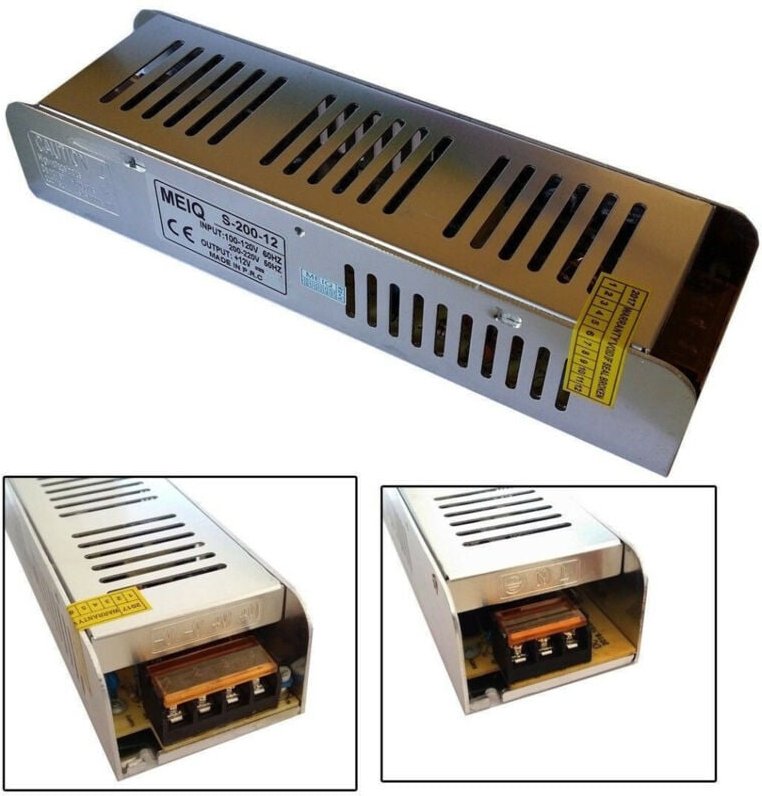 Trade Shop - slim 220V-12V 16 bis 200W trimmer 16 a -