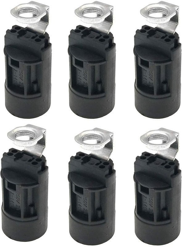 Stück E14-Kerzenlampenfassung, Kunststoff-Lampensockel, Lampenfassung, Halterung für Lampenherstellung, Kronleuchter-Res...