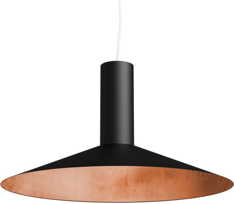 Lumicom - vera sospensione Ø40 nero foglia