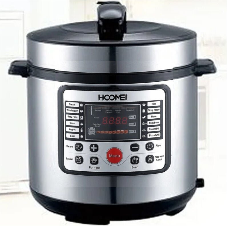 Trade Shop Traesio - Trade Shop - elektrische presspolitik multifunion 900W 5LT antiaderent 12 cotturen -