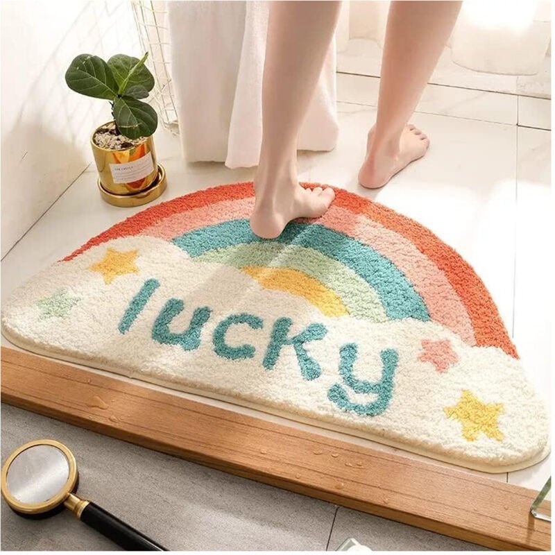 Trade Shop Traesio - Trade Shop - Niedlicher Teppich für Kinder und Jungen, Schlafzimmer, widerstandsfähig, saugfähig, 5...