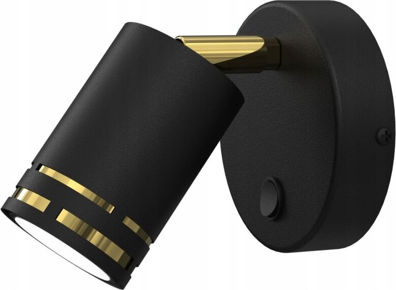 Schwarz Gold Bewegliche Wandleuchte Led Gu10 Polish Spot Lamp Reflektor