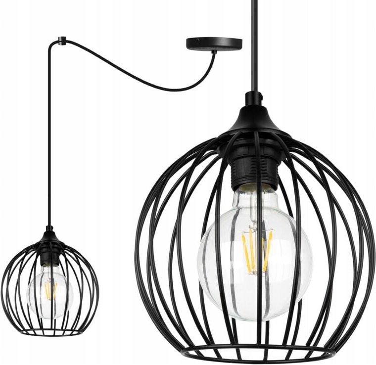 Moderne Spinnen-Hängelampe, Drahtdecke