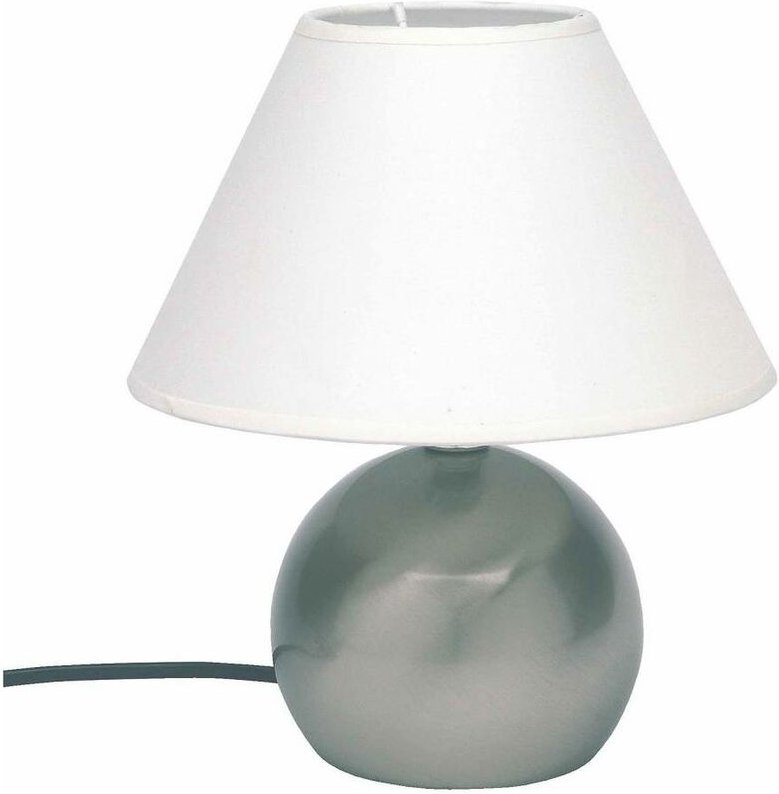Thumbnail - Eglo - brilliant Lampe Tarifa Tischleuchte Touchdimmer eisen/weiß 1x C35, E14, 40W, geeignet für Kerzenlampen (nicht ent...