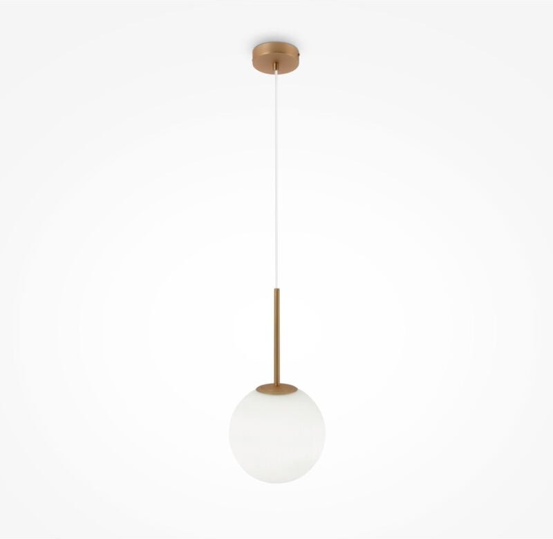 Thumbnail - Basic form Basic Form Large Modern Globe Pendel-Deckenleuchte Gold E14 - Maytoni