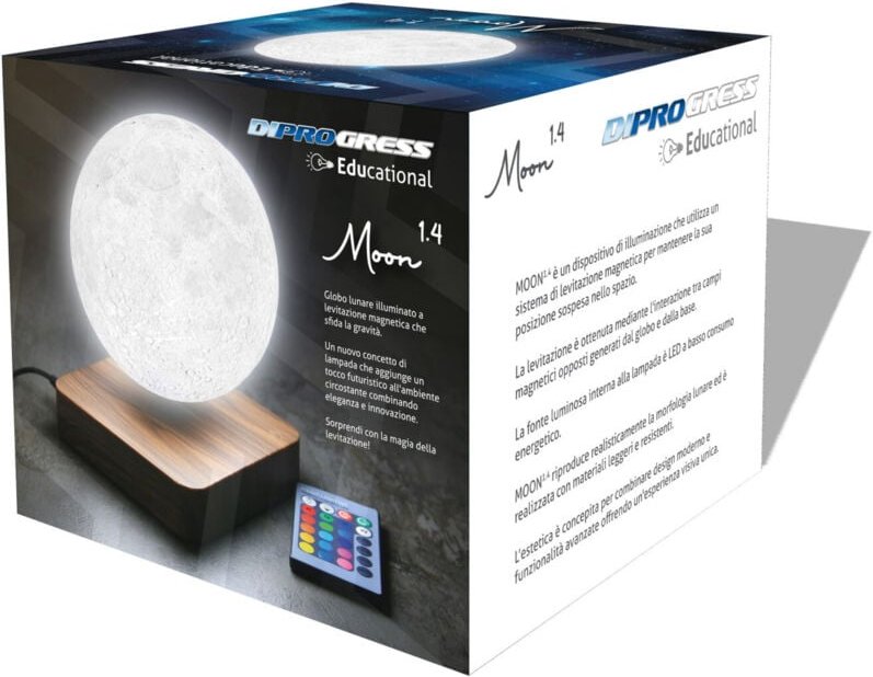 Thumbnail - DIPROGRESS DP-MOON-14 Tischleuchte Nicht austauschbare(s) Leuchtmittel LED Weiß, Holz