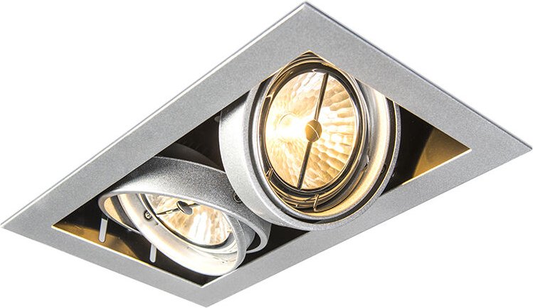 Einbaustrahler Stahl AR111 Verstellbar 2-Lichter - Oneon