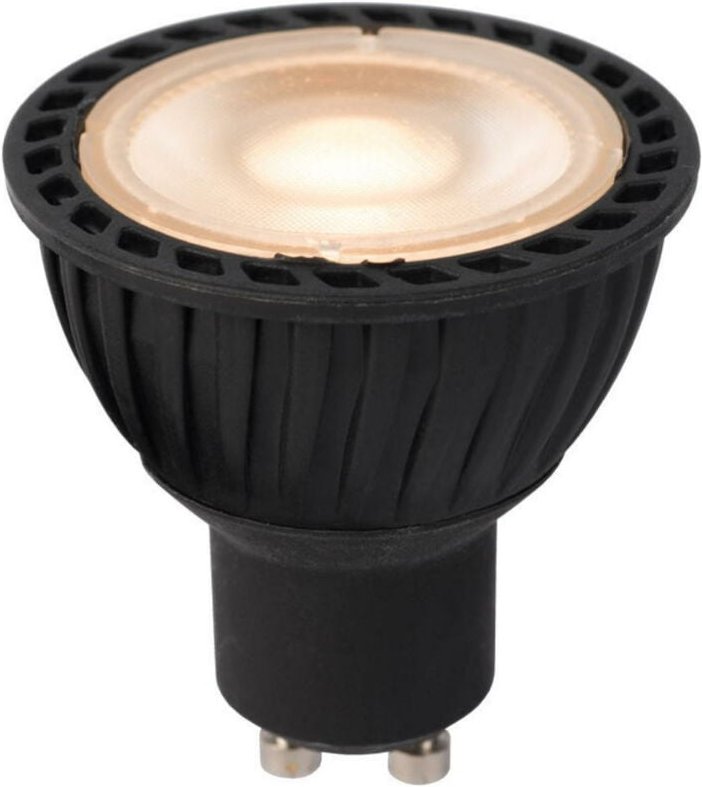 Lucide - MR16 - Led Lampe - ø 5 cm - led Dim. - GU10 - 1x5W 2200K/2700K - Schwarz