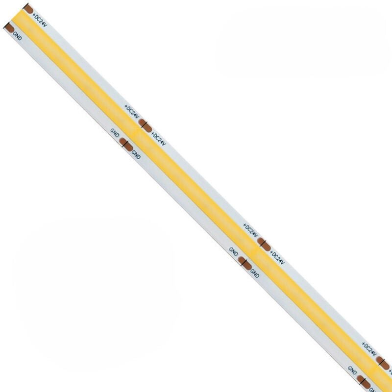 5 m cob IP65 einfarbiger LED-Streifen 15 w/mt 12 v – 6500 k