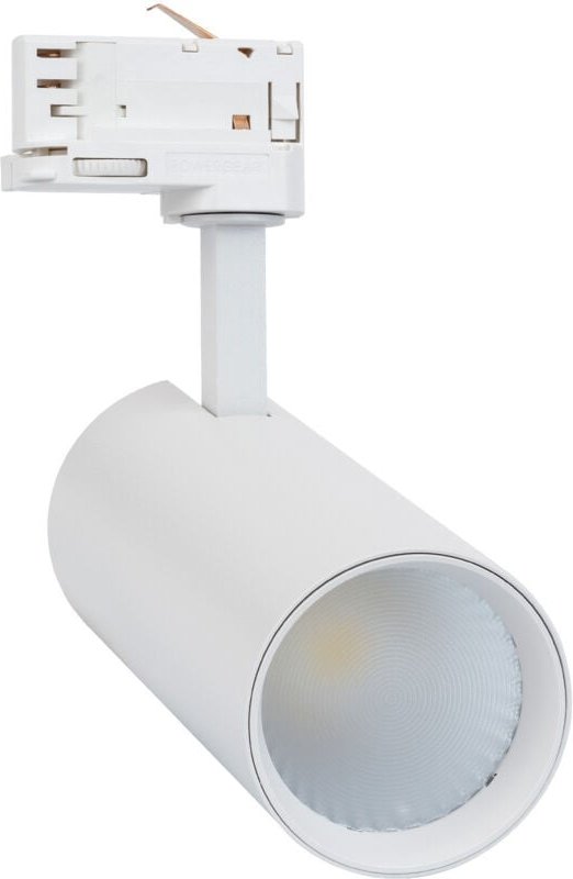 Efectoled - 3-Phasenstromschiene LED-Strahler 30W Bertha Weiss lifud 3000K Warmweiß