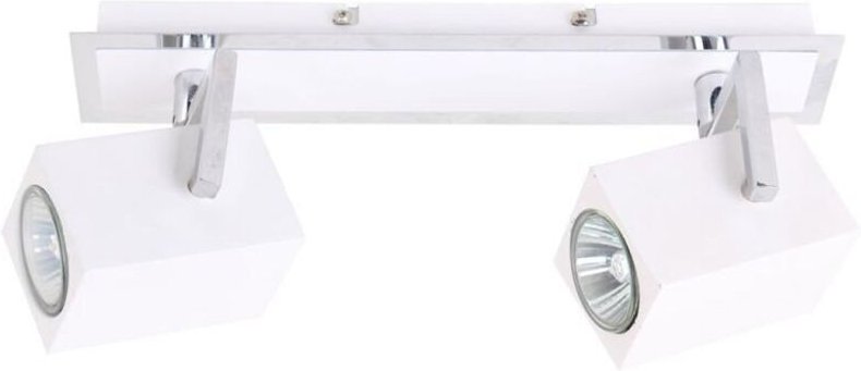 Mateo - Moderne Scheinwerfer Chrome 2 Light mit weißem Farbton, GU10 - Italux