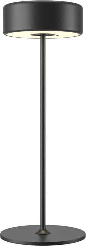 Thumbnail - Maytoni AI Collaboration Moderne wiederaufladbare integrierte LED-Tischlampe, dimmbar, schwarz, Touch-Steuerung, 120 lm