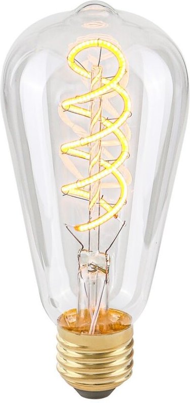 Retro-LED-Glühbirne E27 4W 2200K ST64 Spirale Klar 801501 ST64 Italux