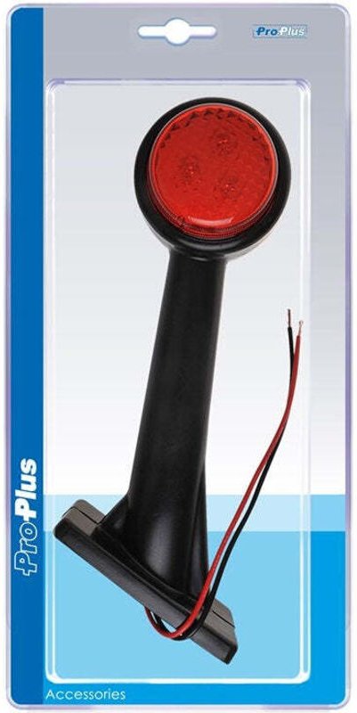 Umrissleuchte 1224v rotweibernstein 166x193mm led rechts im blister