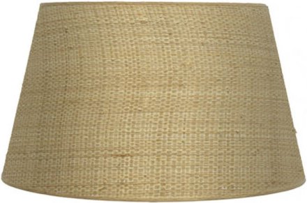 Lampenschirm salma e27 natur 40dx30dx25h konisch offen