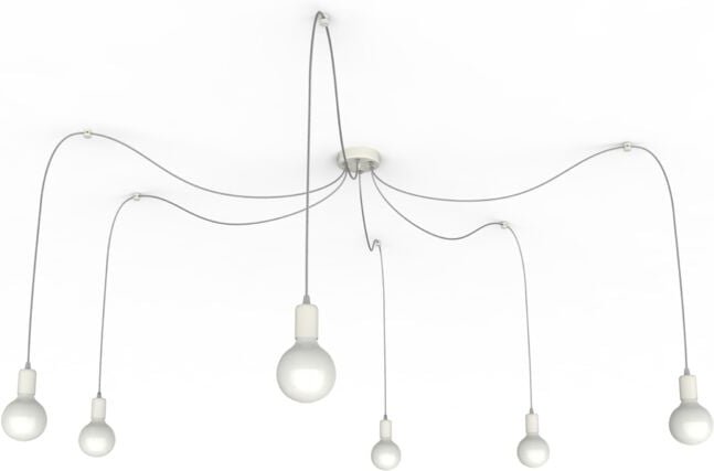 Medusa b Pendelleuchte Einfarbige Glanzende - Lumicom