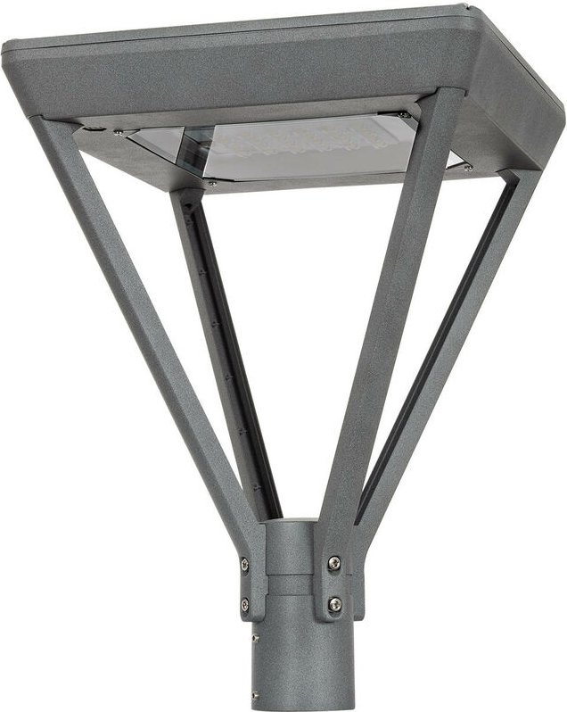 LED-Straßenleuchte 40W Aventino Square lumileds Xitanium Programmierbar 5 Stufen Neutrales Weiß 4000K Symmetrische 120x1...