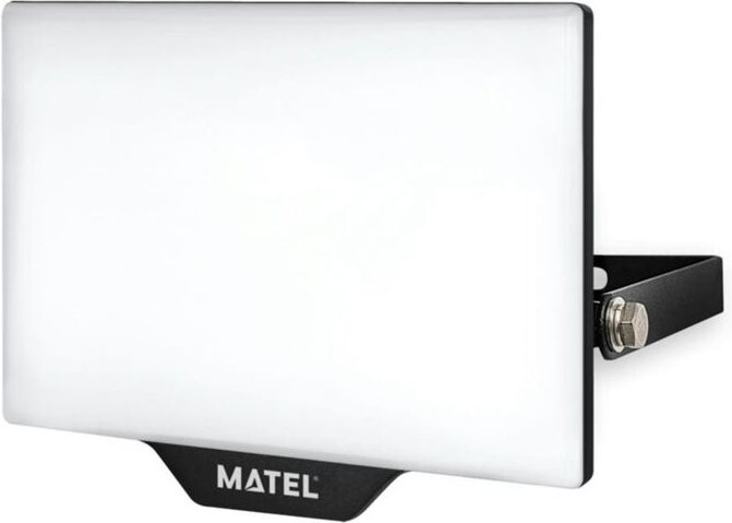 Schwarzer LED-Projektor mit Schnellanschluss, Kaltlicht, IP65, 20 w