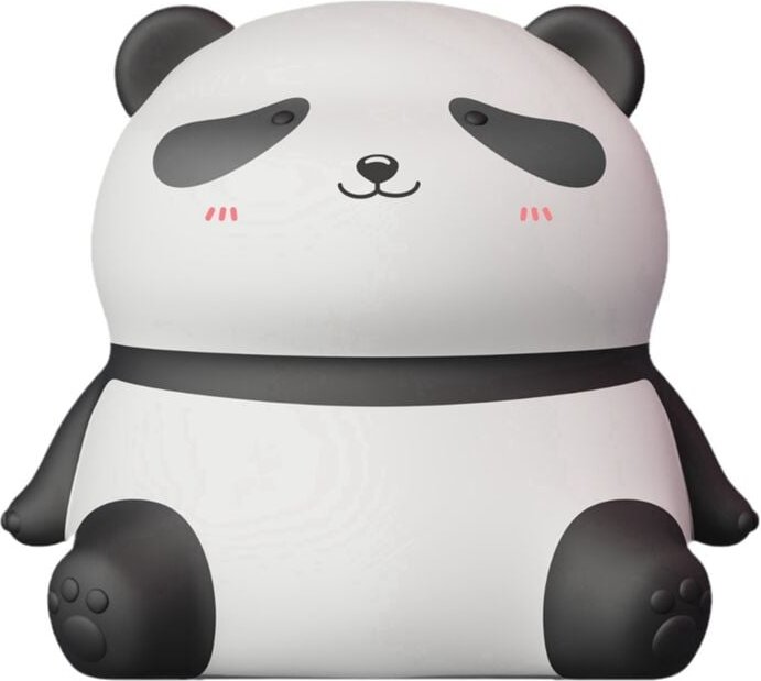 Niedliches Panda-LED-Nachtlicht aus Silikon, wiederaufladbar über usb, Timer, Nachttischlampe, Raumdekoration, Kinder-Na...