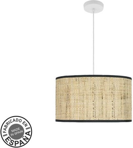 Fashion Hängeleuchte 2xe27 weiß/dunkelbraun regx40x40cm mit Diffusor