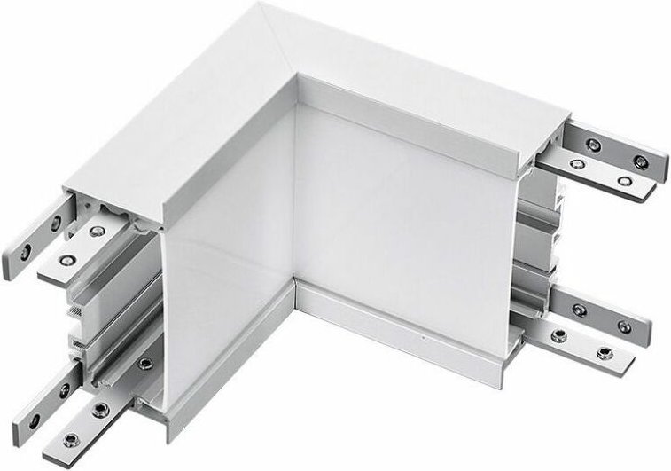 10W Linear L-förmiger Samsung Chip led Einbaustecker Silber Naturweiß - V-tac