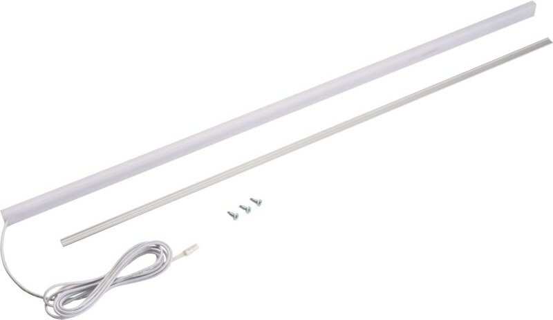 Led Regalbeleuchtung Snunup D-Motion 563mm - Lichtleiste mit seitlicher Lichtabstrahlung mit Alu Profil, Kunststoff opal...