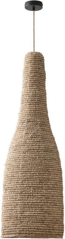 Sklum - Jessica Außen-Deckenleuchte Natürlich - Schwarz