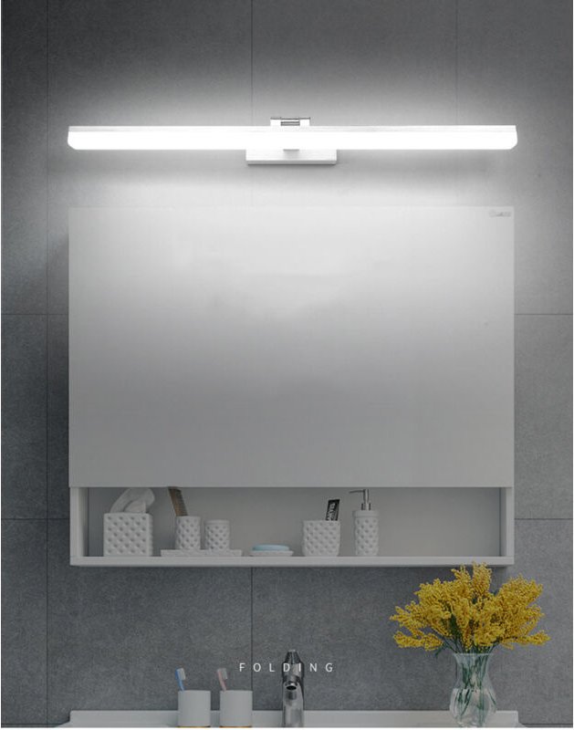 Led Wandleuchte,Luxus Aluminium Acryl Badezimmerspiegel Frontleuchte Toilette Schminkspiegel Wandleuchte Badezimmerspieg...