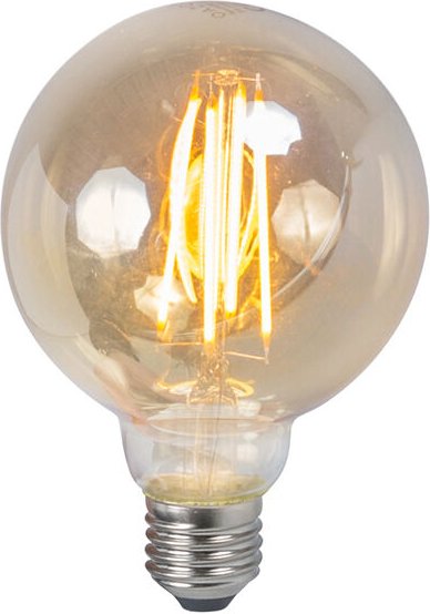 LED-Glühlampe E27 5W 2200K G95 Rauch dimmbar