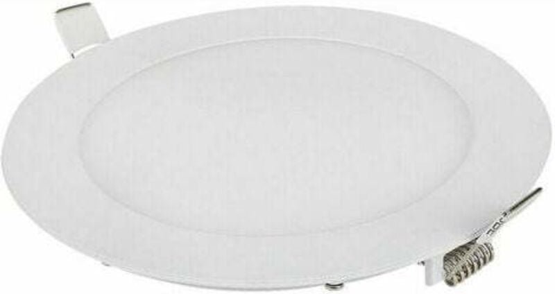 Set aus 6 dimmbaren 9-W-Einbau-LED-Strahlern, die ein natürliches weißes Licht von 6000 K ausstrahlen, mit Schutzart IP6...