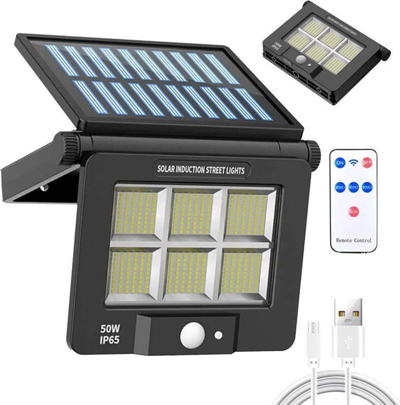 Solar-Außenwandleuchten, Straßenlaternen mit Bewegungsmelder, Solarleuchten mit 360-Grad-Winkel, wasserdichte Solarleuch...
