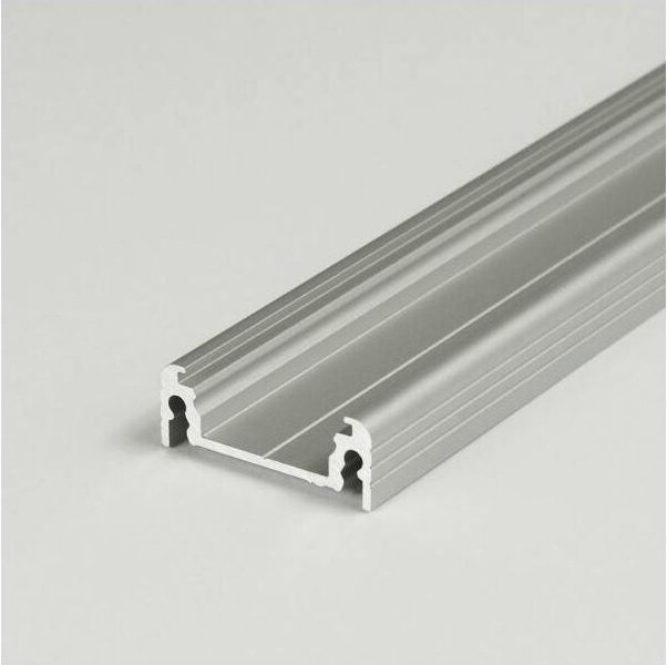 Proviston - led Aluminiumprofil 24 x 9 x 2000 mm Schwarz Eloxiert Led-Beleuchtung Indirekte Beleuchtung led Leisten 1 St...