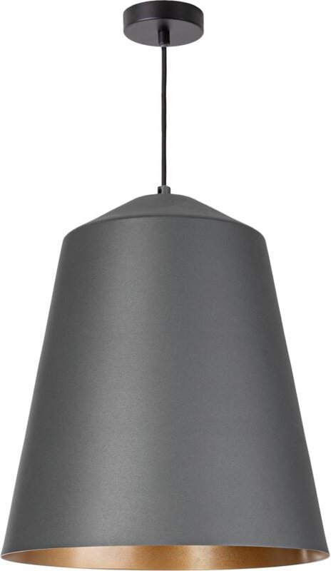 Pendelleuchte Wohnzimmer Hängelampe Esstisch Küche Lampenschirm Industrial Gold (Ø36.5 cm), Pendelleuchte - Anthrazit - ...