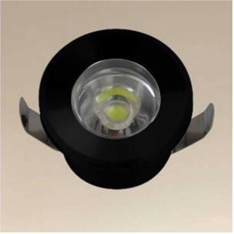 Thumbnail - Trade Shop Traesio - Trade Shop - fact 1W led soffit IP20 black mini spot signapissi luce fredda 00281 -