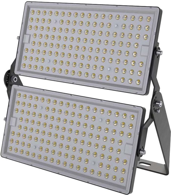 V-TAC PRO VT-48501 LED-Scheinwerfer 500 W Hochleistungs-Samsung-Chip 135 LM/W Schwarze Farbe 360°-Kabel 1 m Licht 6500 K...