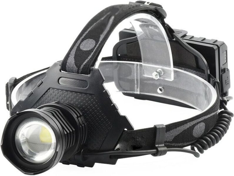 Stirnlampe, LED, wasserdicht, schwarz