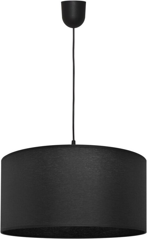 Alba Zylindrische Pendel-Deckenleuchte Schwarz 40cm - Helam