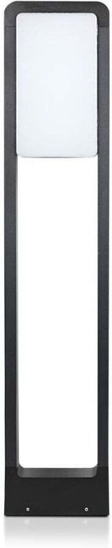 V-tac - 10W led Pollerleuchte Samsung Chip Schwarz Gehäuse Warmweiß IP65