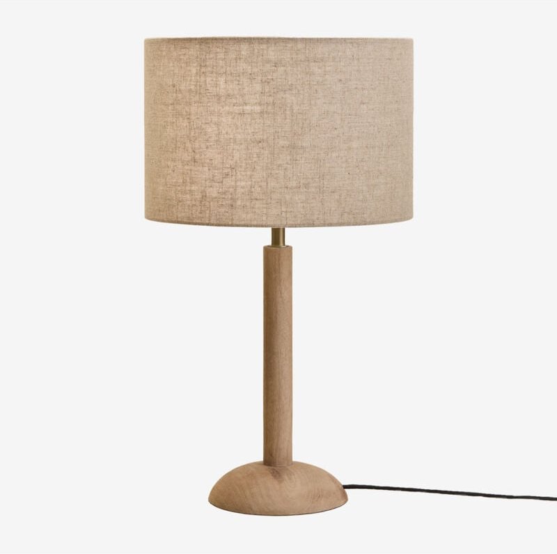 SKLUM Harry Mangoholz Tischlampe Mango-Holz