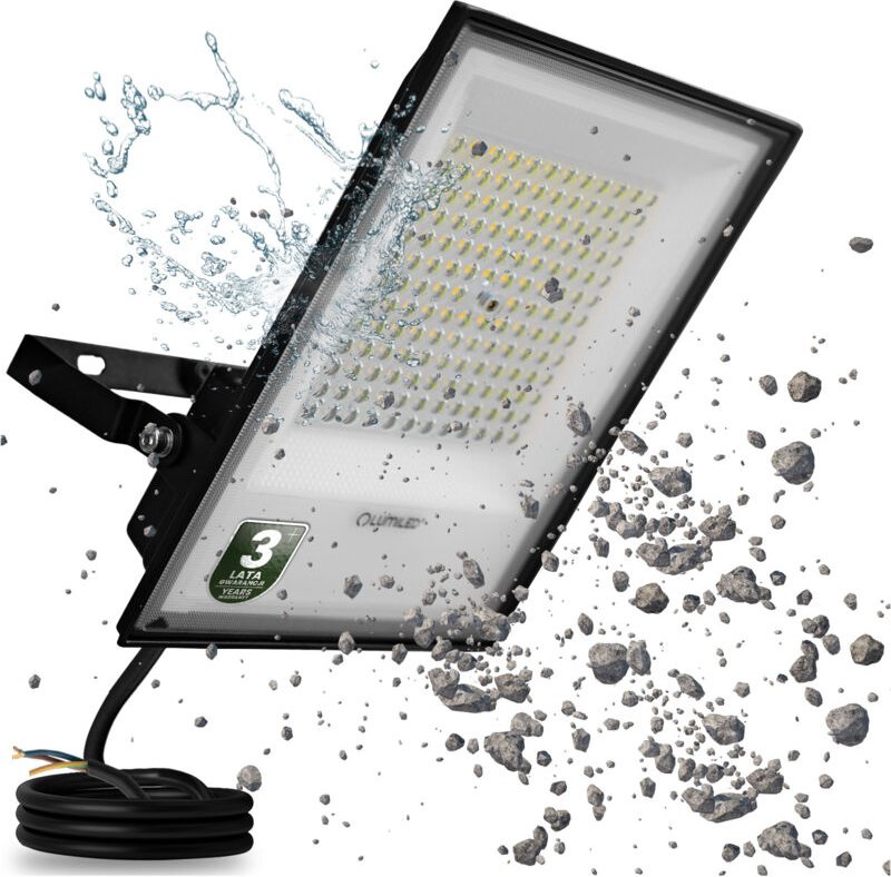 Heller, wasserdichter LED-Außenstrahler, 50 W, 5500 lm, 4000 K, IP65, LUMILED