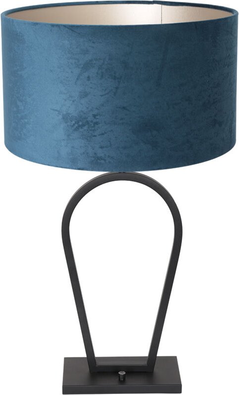 Thumbnail - Tischlampe - Stang - schwarz - metall veloursstoff - - Steinhauer
