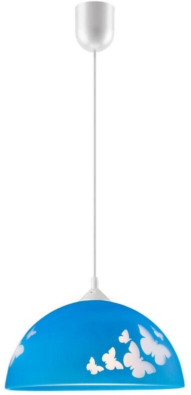 Lamkur Lighting - Lamkur Kuppelpendel Blau, 1x E27
