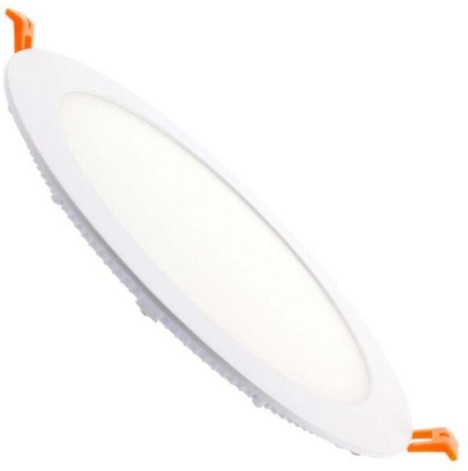 Efectoled - led Einbaustrahler flach 18W Rund SuperSlim Ausschnitt Ø205 mm lifud 6000K Kaltweiß