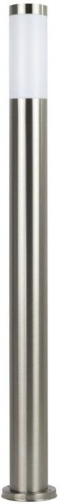 Edelstahl Gartenstehleuchte 110 cm 1xE27 silber IP44 SU-MA Inox ST 022-1100