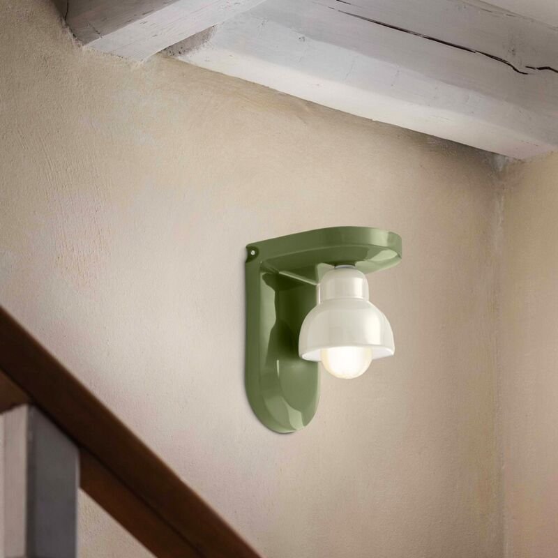 DECO' BERIMBAU C2600, Keramik Wandleuchte, Ferroluce